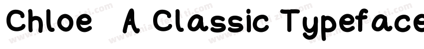 Chloe   A Classic Typeface字体转换
